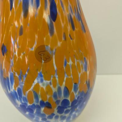 Approx 16 1/4" Tall Vintage Murano Style Vase #63