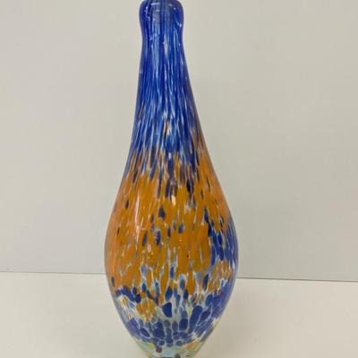 Approx 16 1/4" Tall Vintage Murano Style Vase #63