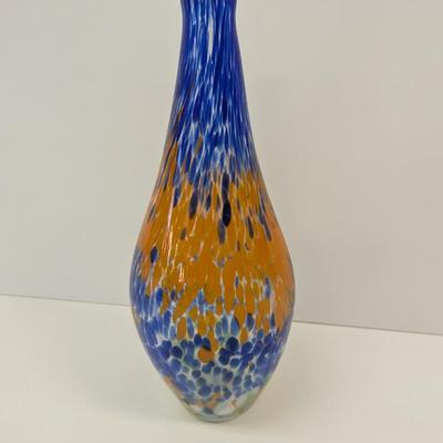 Approx 16 1/4" Tall Vintage Murano Style Vase #63