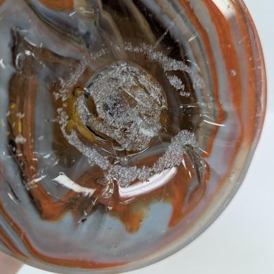 Approx 12" Tall Hand Blown Glass Vase #65