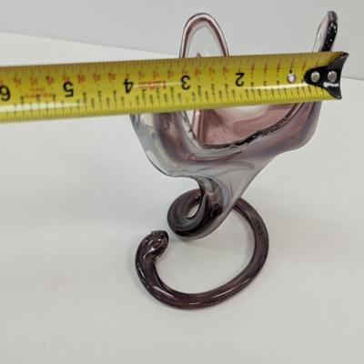 Approx 8 1/2" Tall Murano Glass Tulip Vase #66