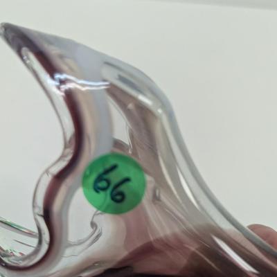 Approx 8 1/2" Tall Murano Glass Tulip Vase #66