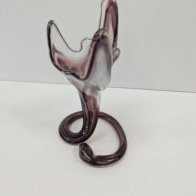 Approx 8 1/2" Tall Murano Glass Tulip Vase #66