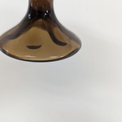 Vintage Viking Rootbeer Brown Ruffled Edge Bowl