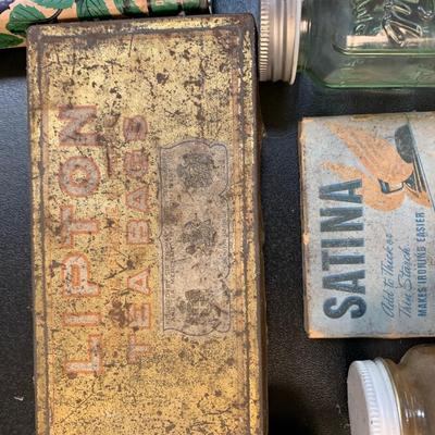 HUGE Vintage Drug / General Store Advertising Tins Bottles Boxes