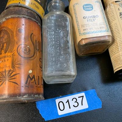 HUGE Vintage Drug / General Store Advertising Tins Bottles Boxes