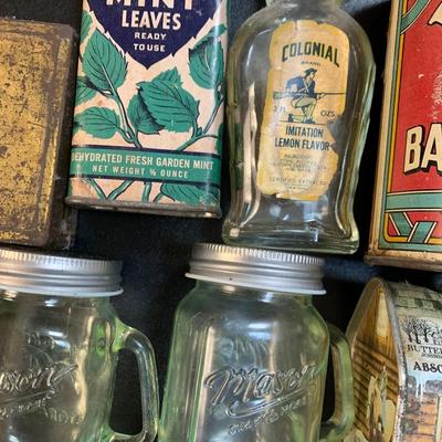 HUGE Vintage Drug / General Store Advertising Tins Bottles Boxes