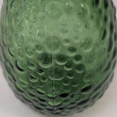 Made Italy Vintage Green Stretch Vase 17 1/2" Tall #70