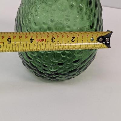 Sale Photo Thumbnail #1645: Made Italy Vintage Green Stretch Vase 17 1/2" Tall #70