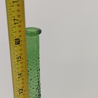 Made Italy Vintage Green Stretch Vase 17 1/2" Tall #70