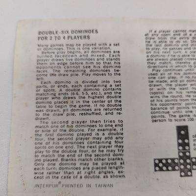 Double - Six Dominoes Set