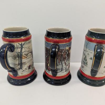 1990's Budweiser Collector's Series Steins