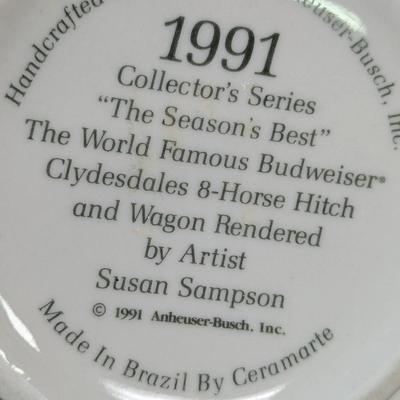 1990's Budweiser Collector's Series Steins