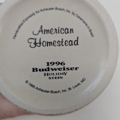 1990's Budweiser Collector's Series Steins