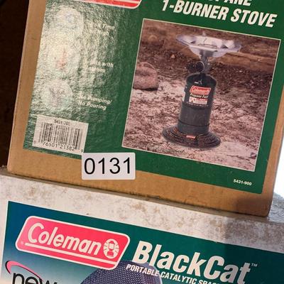Coleman Camping Stoves Lamp Lot