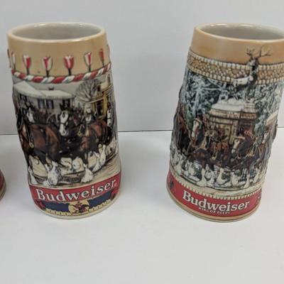 Budweiser Collector's Series Steins