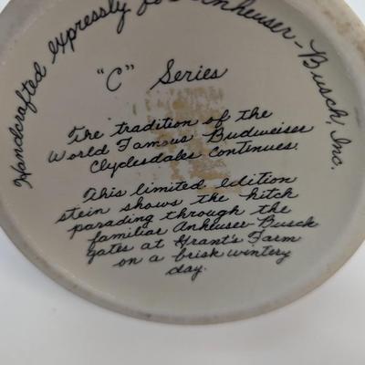 Budweiser Collector's Series Steins