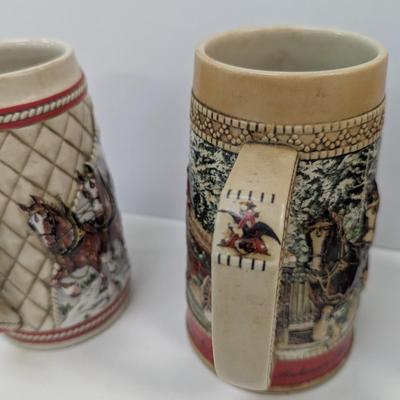 Budweiser Collector's Series Steins