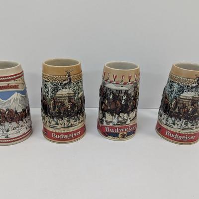 Budweiser Collector's Series Steins