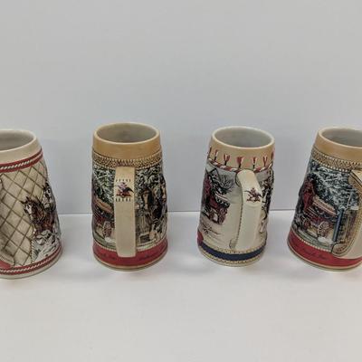 Budweiser Collector's Series Steins
