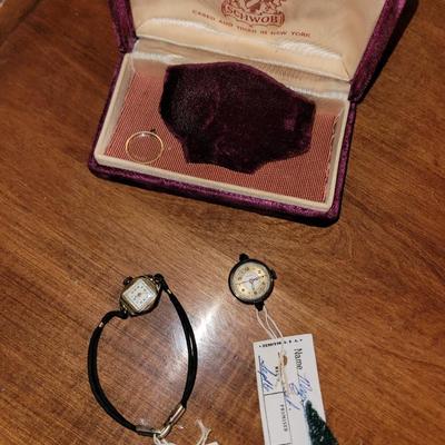 Two very old antique ladies watches