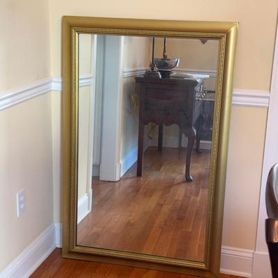 361 Large Gold Painted Wall Mirror