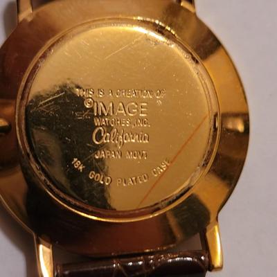 18 Karot gold plated watch