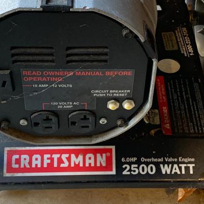 Craftsman 2500 watt Generator