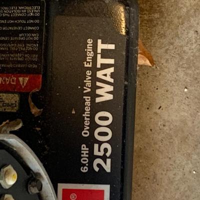 Craftsman 2500 watt Generator