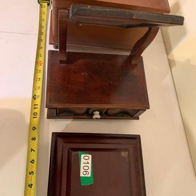 Vintage Jewelry Box / Shaving Mirror Lot