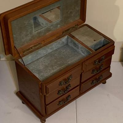 Vintage Jewelry Box / Shaving Mirror Lot