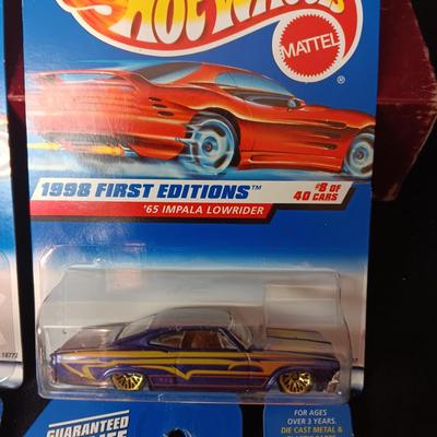 6 UNOPENED HOT WHEELS CARS