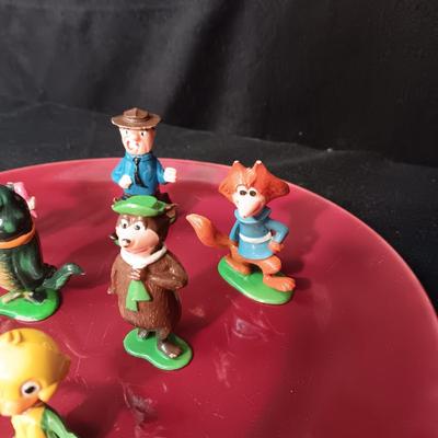 1962 MARX HANNA BARBERA PLASTIC FIGURES