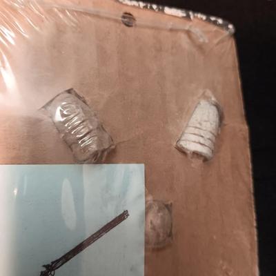 SEALED PACKAGE OF 3 FIRED CIVIL WAR BULLETS