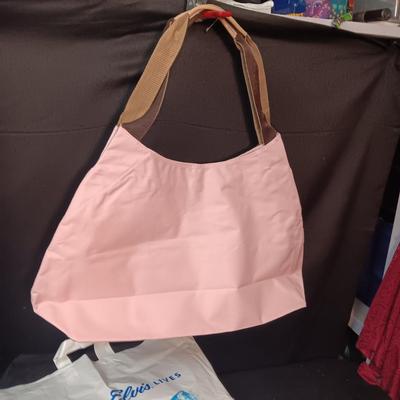 ELVIS PRESLEY TOTE BAG AND A GRACELAND PLASTIC BAG