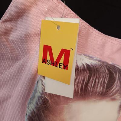ELVIS PRESLEY TOTE BAG AND A GRACELAND PLASTIC BAG