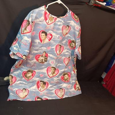 ELVIS PRESLEY SCRUB TOPS
