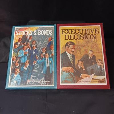 2 VINTAGE BOOK CASE GAMES