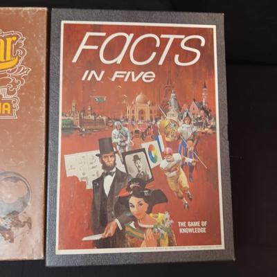 2 VINTAGE BOOK CASE GAMES
