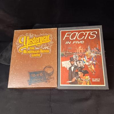 2 VINTAGE BOOK CASE GAMES