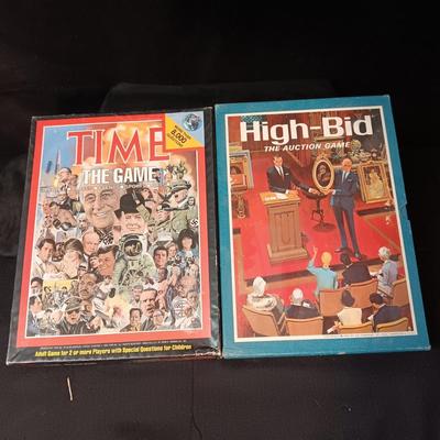2 VINTAGE BOOK CASE GAMES