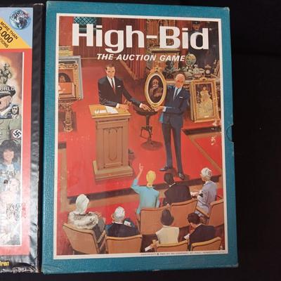 2 VINTAGE BOOK CASE GAMES