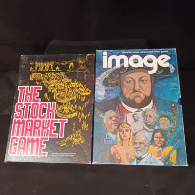 2 VINTAGE BOOK CASE GAMES
