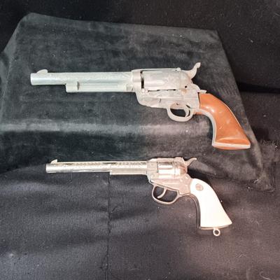 MARX THUNDER GUN AND WYATT EARP METAL TOY GUNS