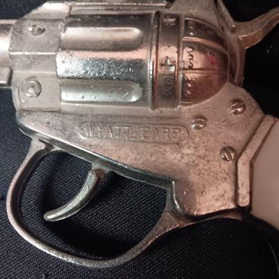MARX THUNDER GUN AND WYATT EARP METAL TOY GUNS