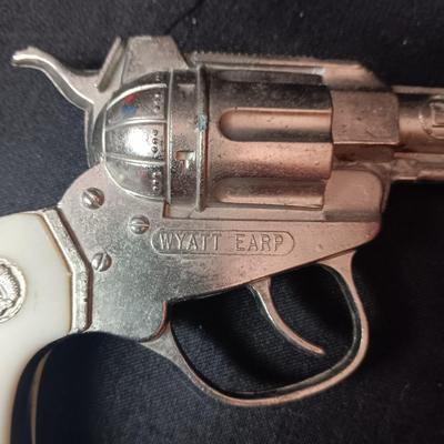 MARX THUNDER GUN AND WYATT EARP METAL TOY GUNS