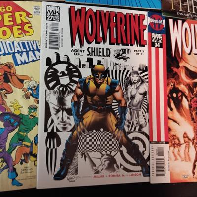 8 COMIC BOOKS
