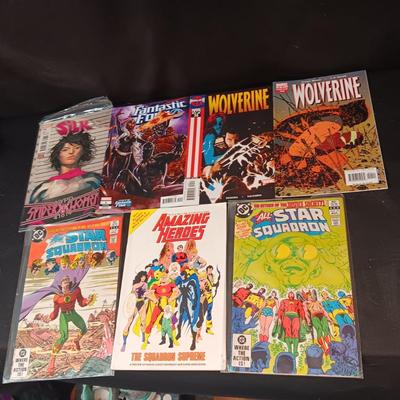 7 COMIC BOOKS