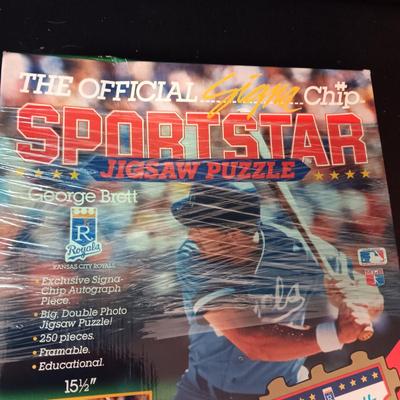 GEORGE BRETT SPORTSTAR JIGSAW PUZZLE