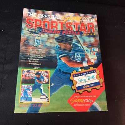 GEORGE BRETT SPORTSTAR JIGSAW PUZZLE